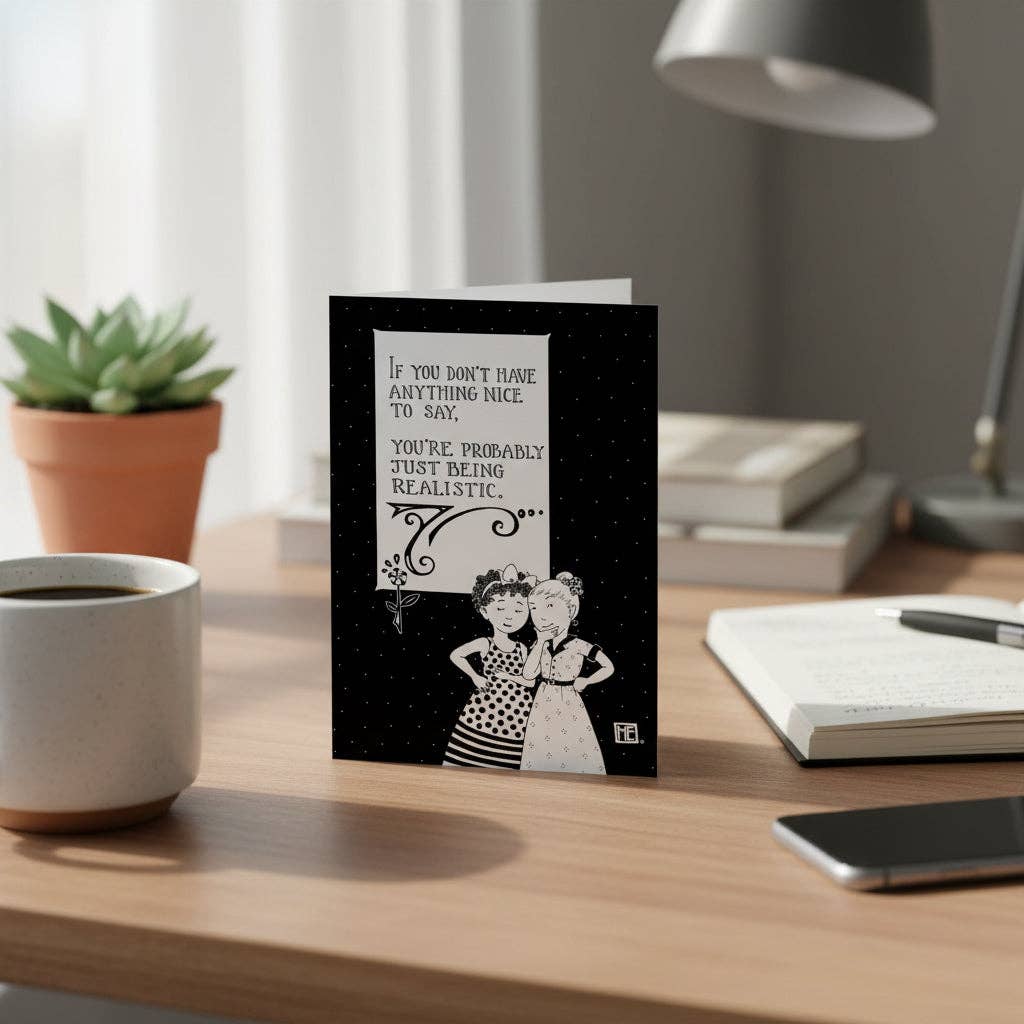 Mary Engelbreit Studios - Wholesale Everyday Greeting Card - Realistic Engeldark Card2