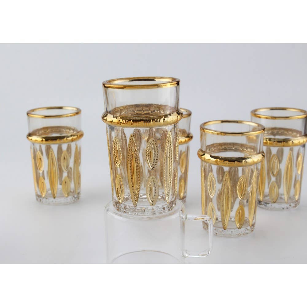 AULICA - Wholesale Coffee/Tea Cup - Oriental golden tea cups - set of 62