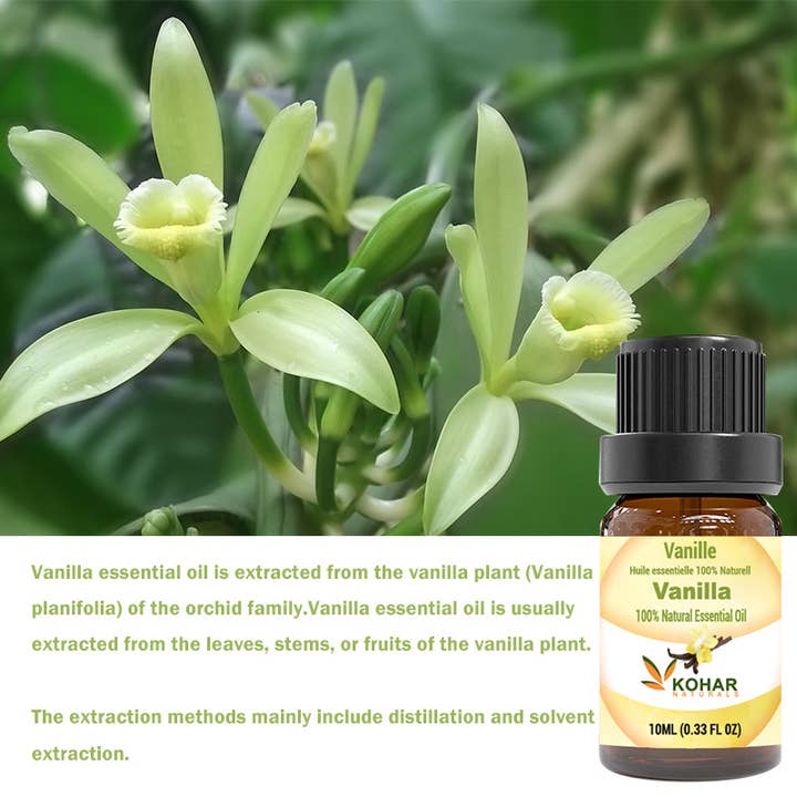 KOHAR NATURALS – wholesale Essential oil – 100% Pure Natural Vanilla Essential Oil. 10 ml