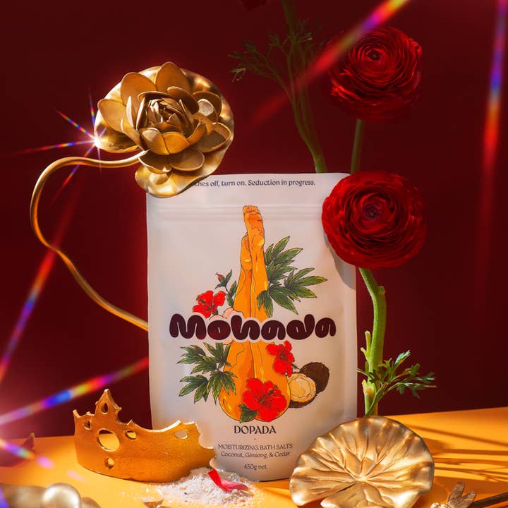 MOHADA - Wholesale Bath Salts - Skin Restoring Bath Soak with Adaptogens Self-Care Gift MINI 4oz Bath Salts Self-Care Spa Gift 1lb10