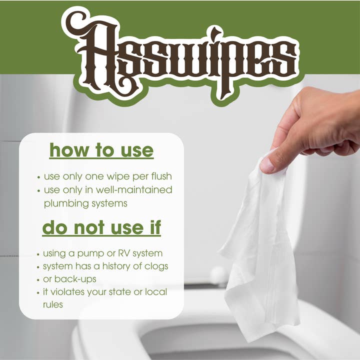 Fresh Body - Wholesale Face & Body Wipes - Men's - Asswipes Flushable Personal Cleansing Wipes6