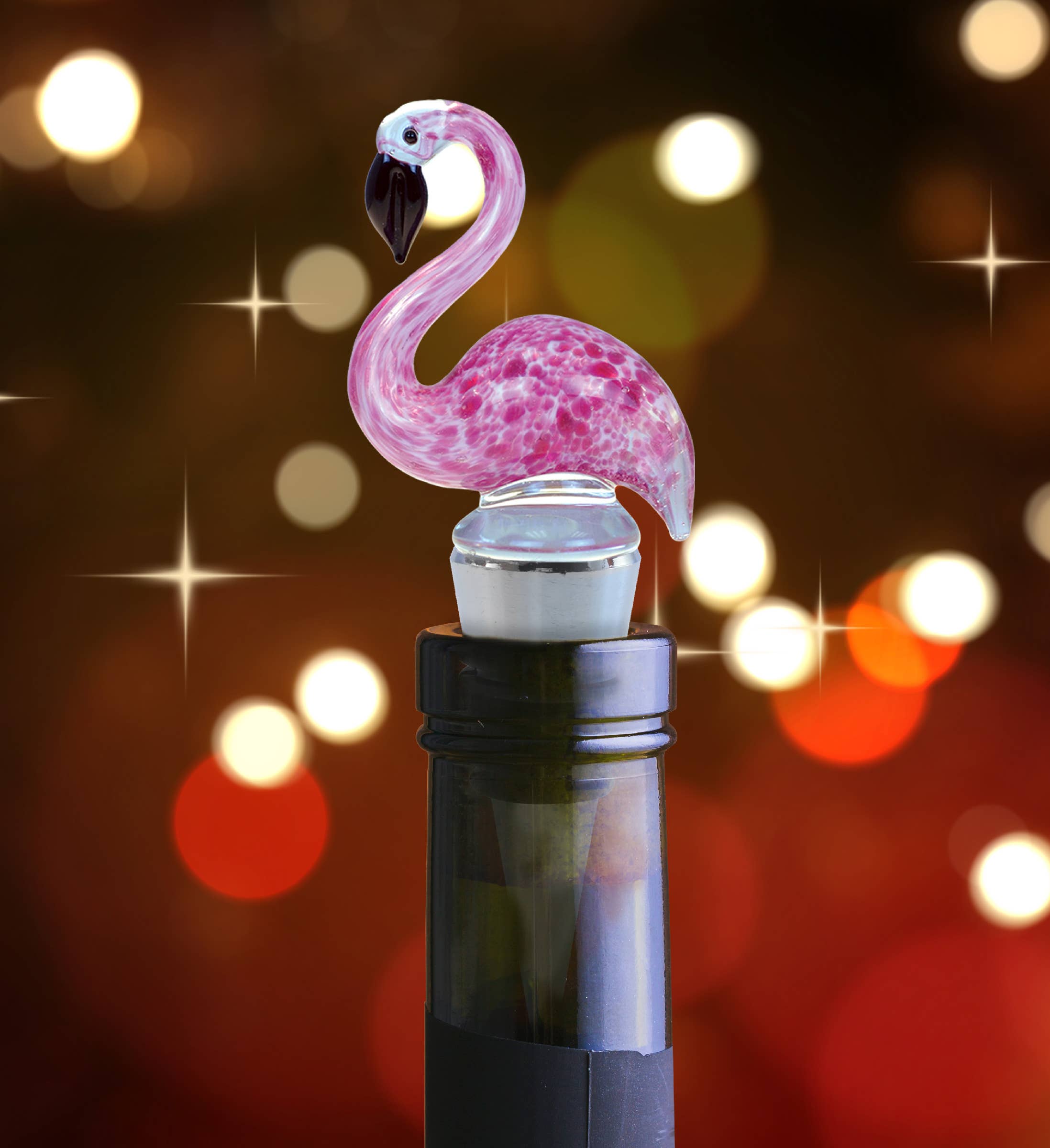 Cota Global - Wholesale Wine stopper - Wine Stopper - Glass Flamingo3