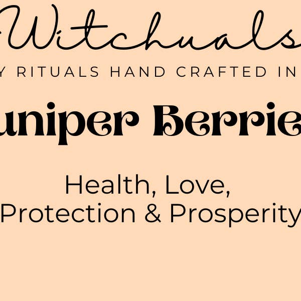 Witchuals - Rituals & Spellwork Apothecary – wholesale Meditation supplies – Juniper Berries1