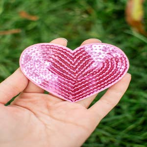 Iron on Patch Go Away Heart Patch Pink Heart Love Patches -  in 2023