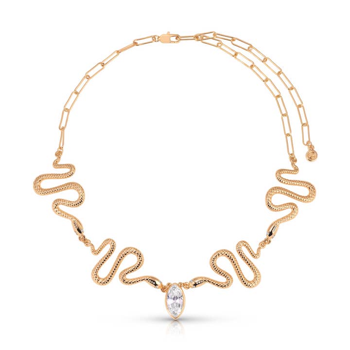 Serpentina Choker and other Purchase Wholesale collar bolas seda. Free Returns & Net 60 Terms on Faire trending on Faire.