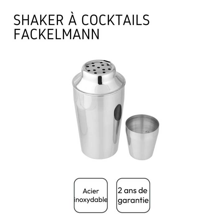 Fackelmann - Wholesale Cocktail Shaker - Fackelmann Bar Concept 400 ml stainless steel cocktail shaker