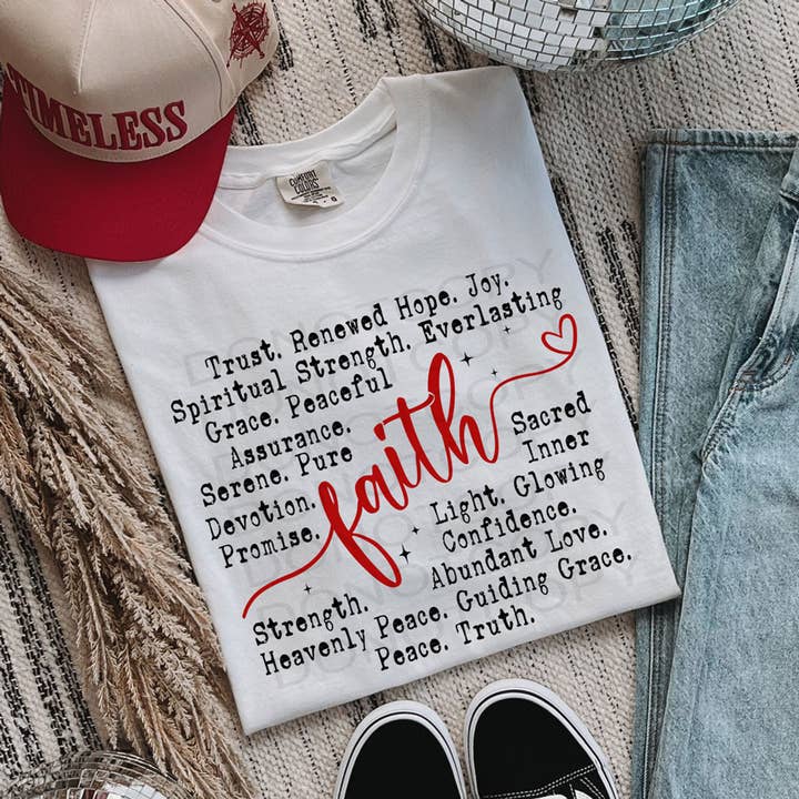 Faith DTF Heat Transfer for wholesale by Trendy Transfers