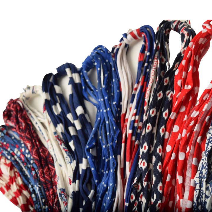 Shreds + rerope - Wholesale Fashion Headband - Women's - Bela Band Headbands - All-American Asst. 10-Pack1