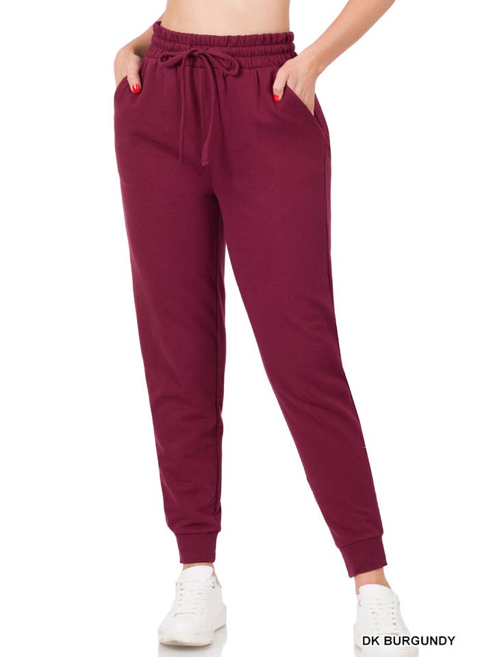 42POPS - Wholesale Athletic Sweatpants/Joggers - Women's - ",.....SI-18676 FRENCH TERRY JOGGER PANTS WITH SIDE POCKETS7