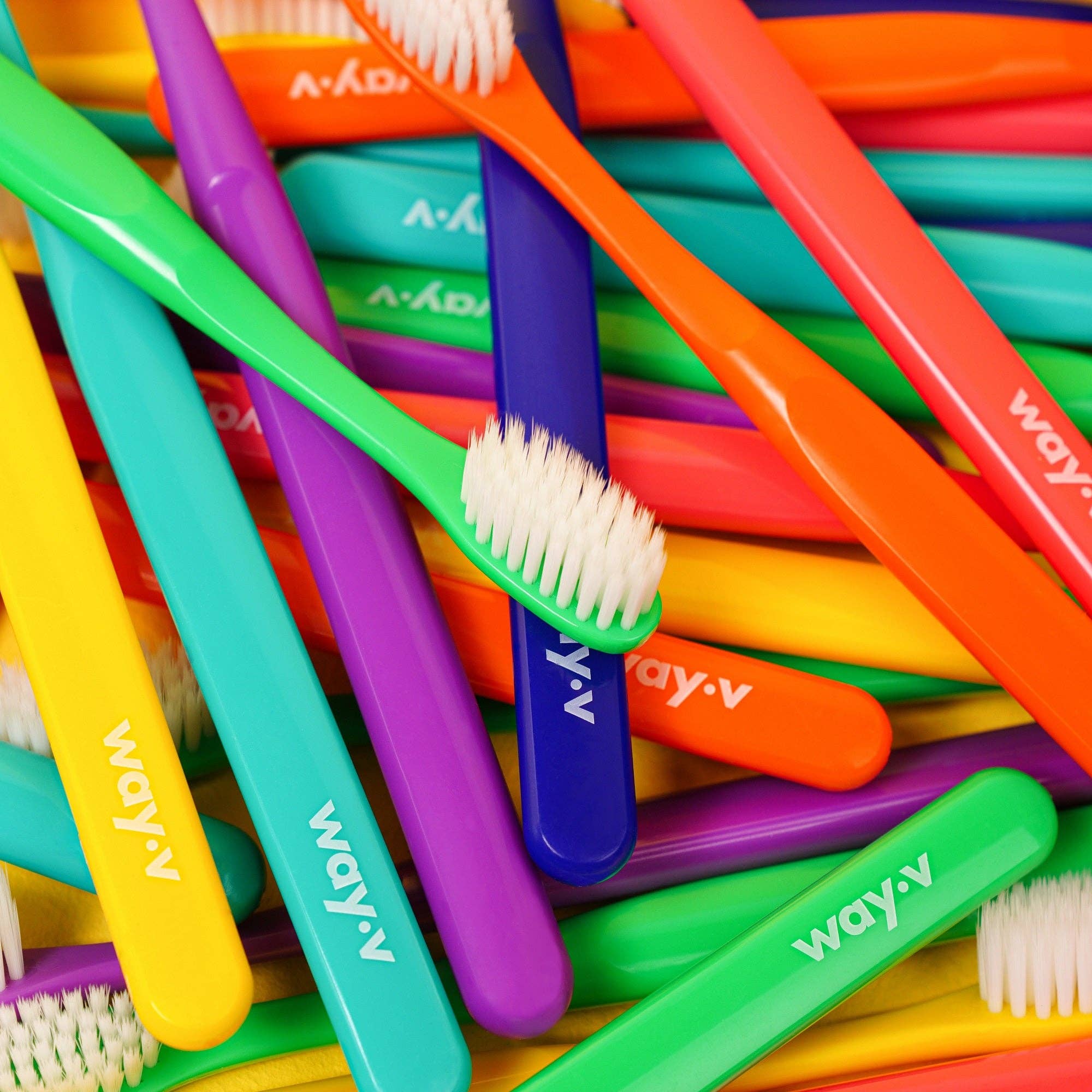 WAY.V - Wholesale Toothbrush - WAY.V Extra Soft Toothbrush Refill for Sensitive Gums and Teeth - Green 14pcs1