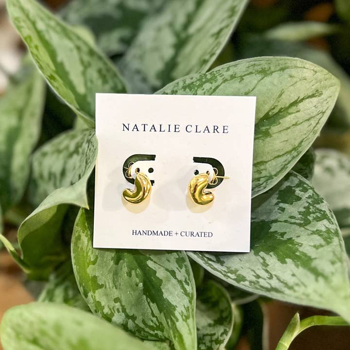 Natalie Clare Collections - Vente Créoles - Demi-cerceau à bulles5