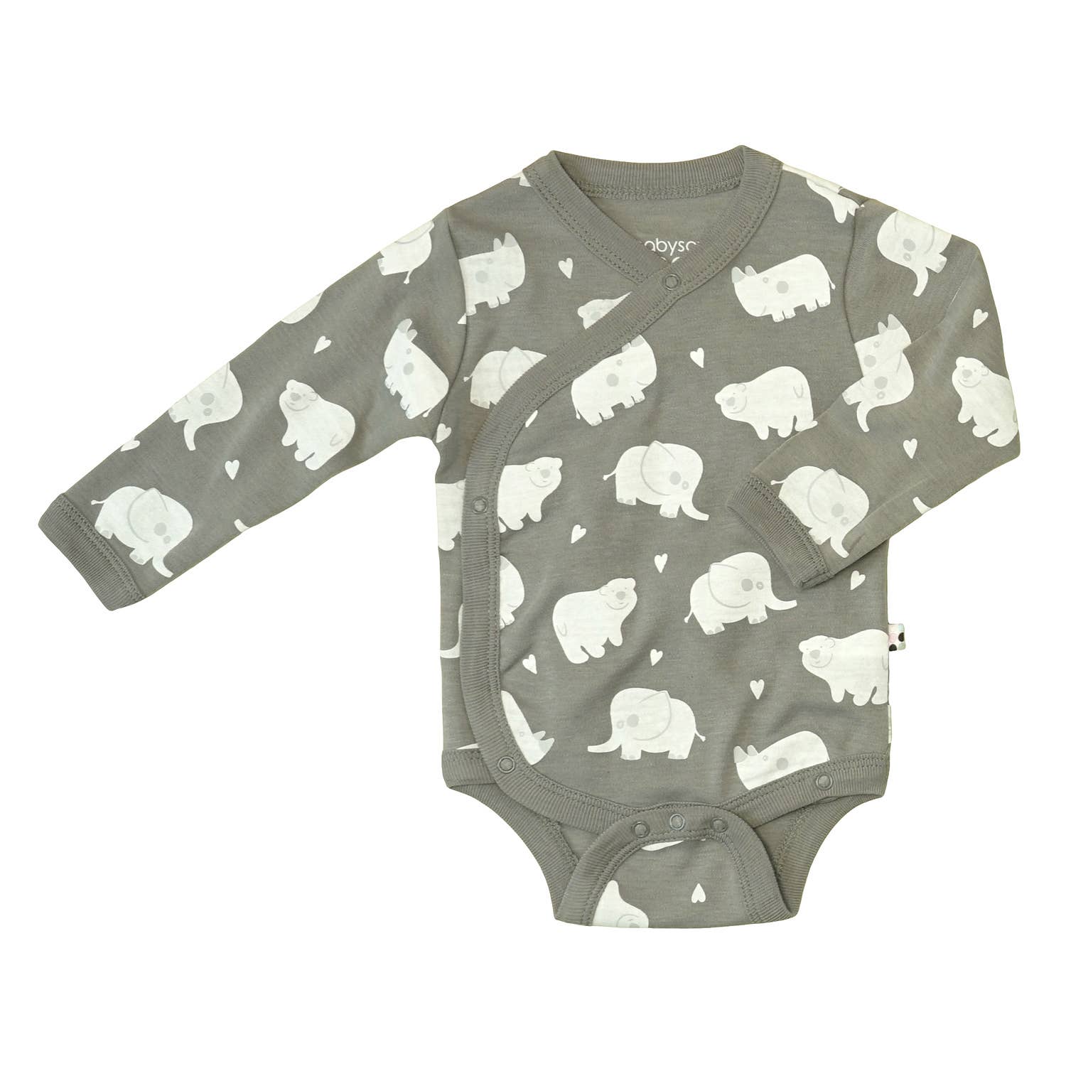 babysoy Inc - Wholesale Bodysuit (Non-Footed) - Baby - Organic Pattern Long Sleeve Kimono Bodysuit/Onesie8