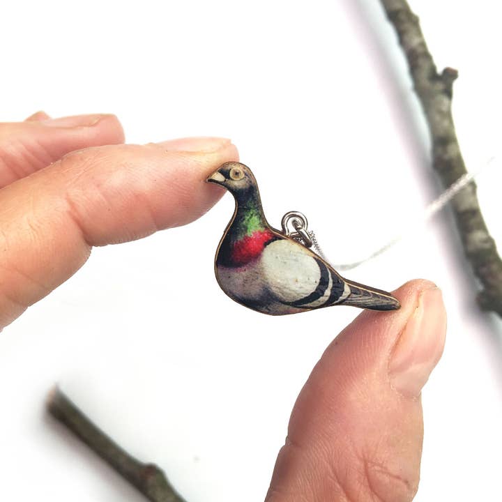 Fen & Co - Wholesale Jewelry Set - Pigeon Necklace or Pigeon earrings4