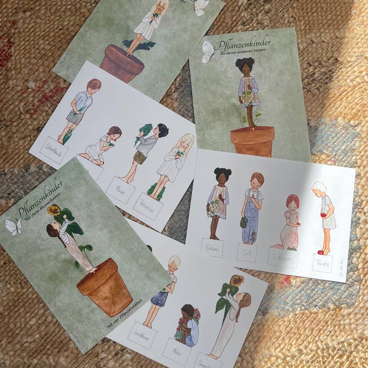 Tall Hat Tales - Wholesale DIY Craft Kit - Kids - Kids planting flowers4