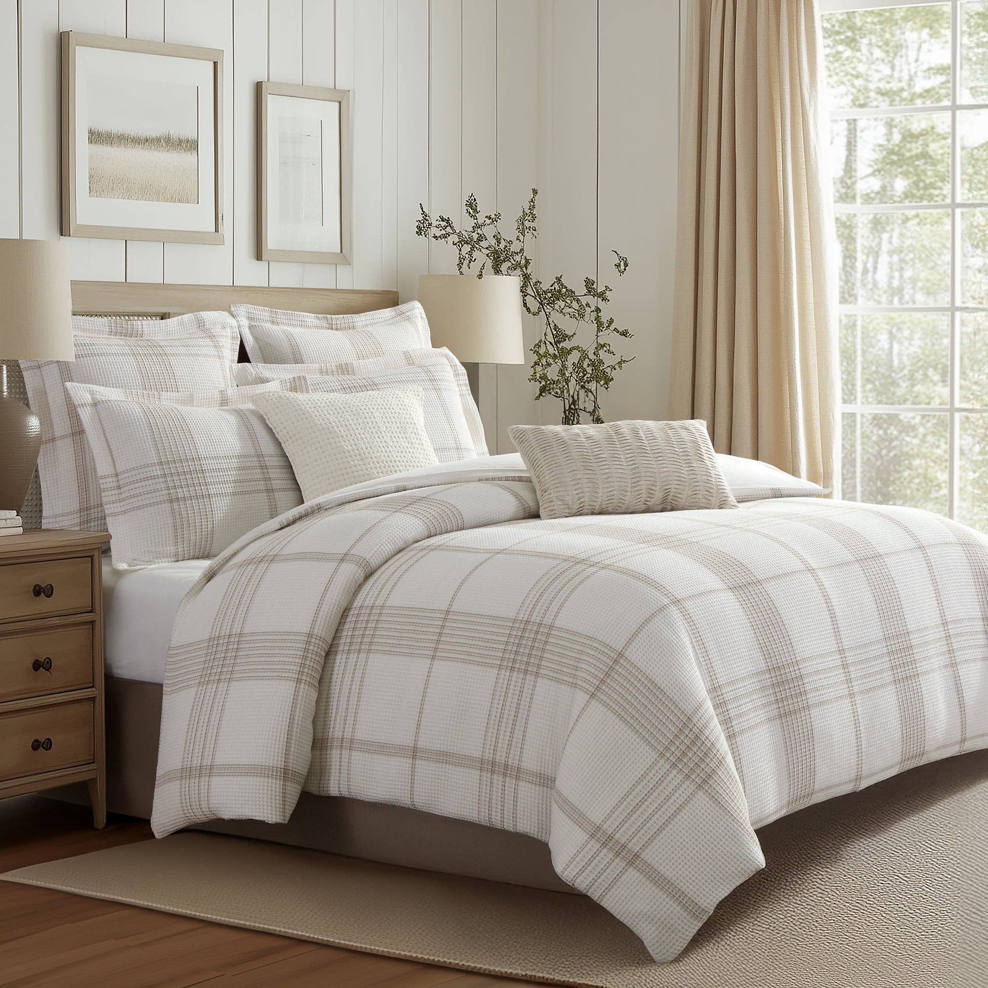 Levtex Home - Wholesale Beddengoedset - Wafelpatroon Dekbedovertrek/Comforterset8