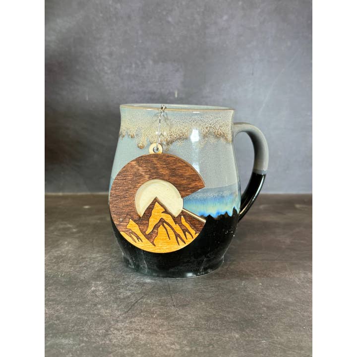 The Mas Boutique - Wholesale Tea Strainer/Infuser - Colorado C Mountain Scene Tea Buddy Loose Leaf Tea Infuser