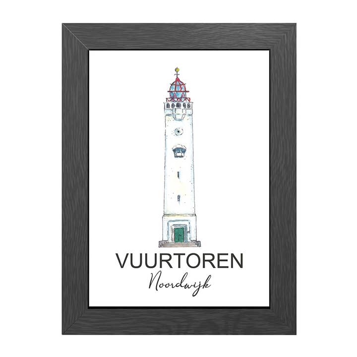 A4 Affisch fyr Noordwijk i Frame för wholesale av JOYIN