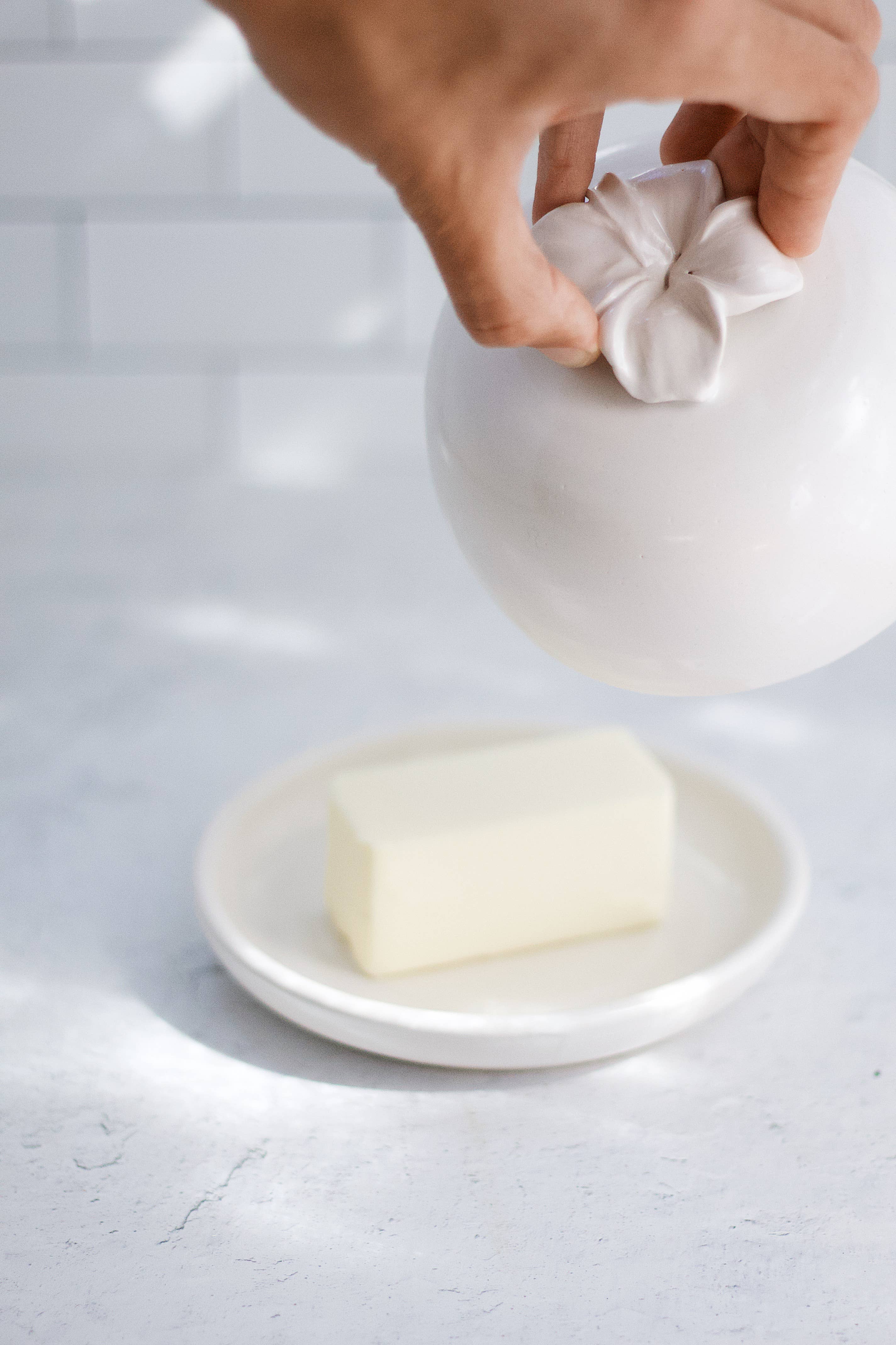 Erica Moore Pottery - Wholesale Butter Dish - Blossom Butter Dish4