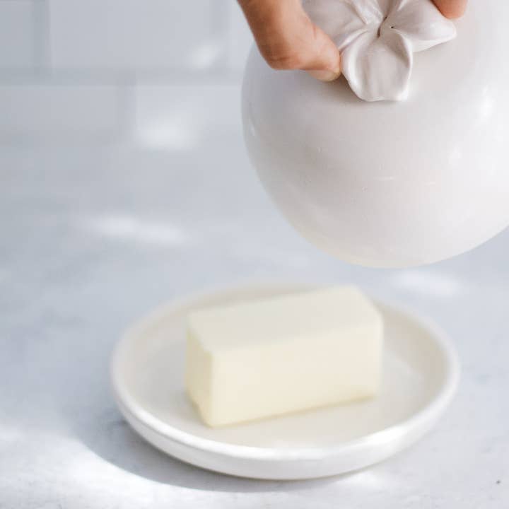 Erica Moore Pottery - Wholesale Butter Dish - Blossom Butter Dish4