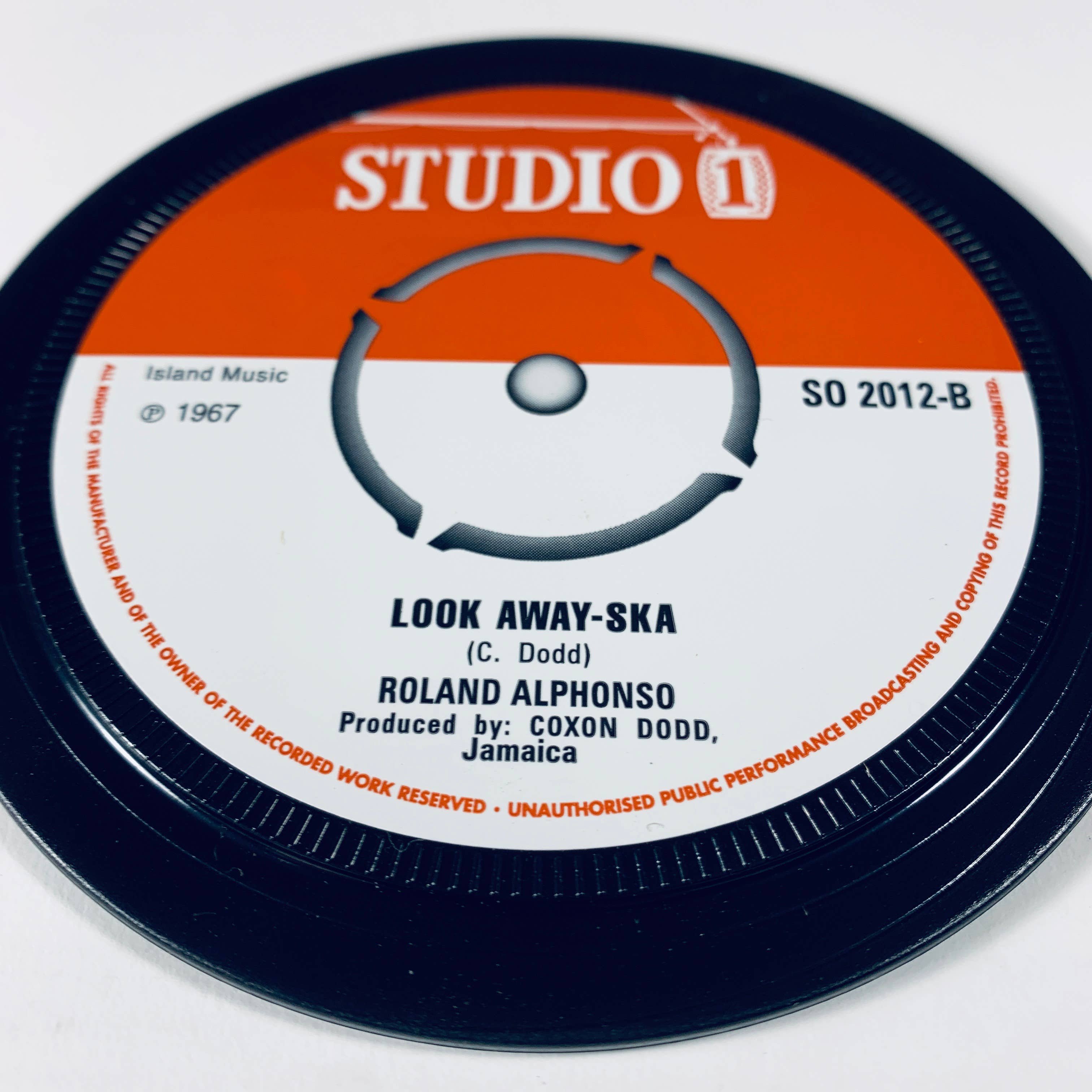 Popsters – wholesale Coasters – Reggae. Vinyl record label coasters. Popsters.4