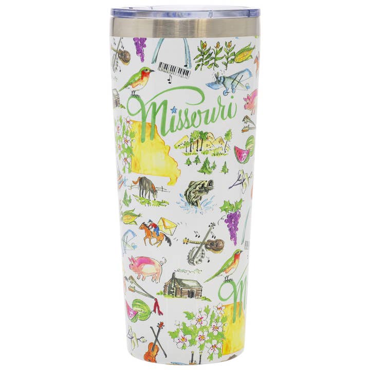 Bicchiere in acciaio inossidabile da 22 once MO Missouri State Collection per la vendita all'ingrosso da parte di Boston International