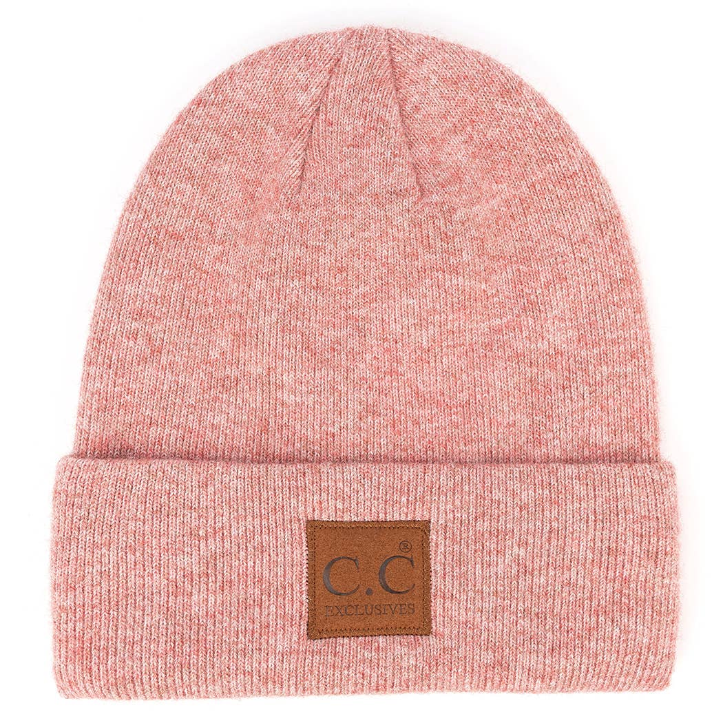 Fashion City - Wholesale Beanie - Unisex - Unisex Heather Knit Classic Beanie Hat2