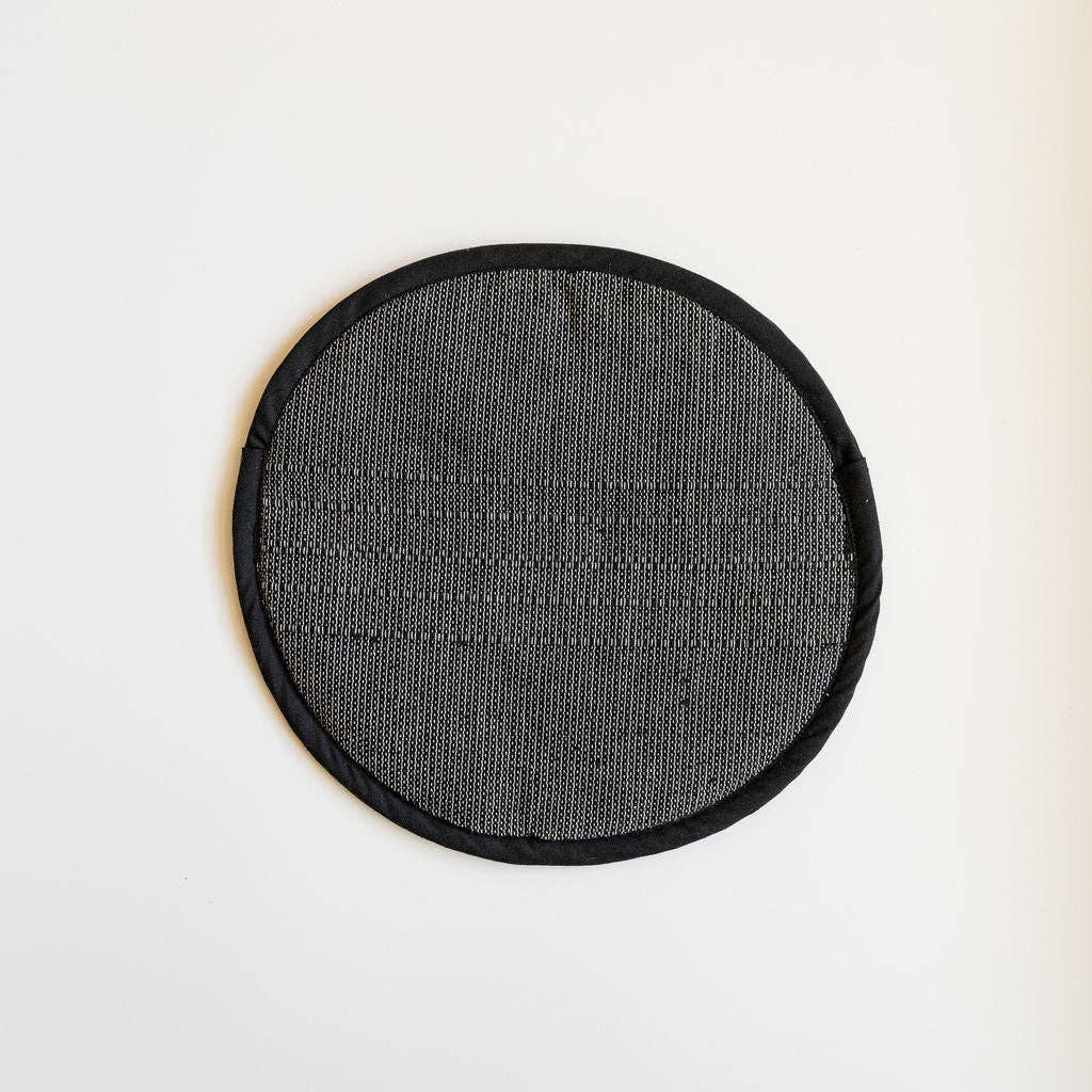 VOLVERDE - Wholesale Kitchen Tool/Gadget - Black Handwoven Cotton Tortilla Warmer