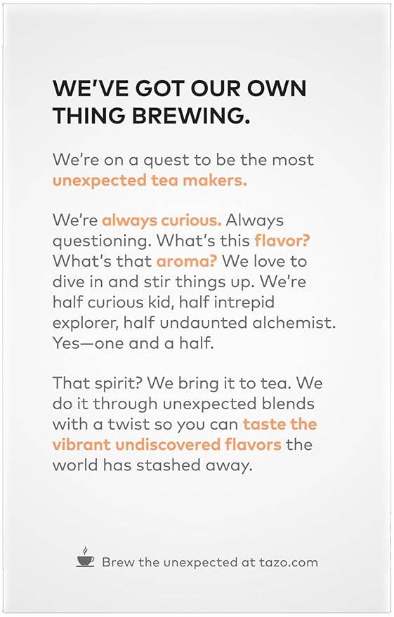 Lipton & TAZO - Wholesale Tea Bags - Tazo bundle: Passion Tea and Wild Sweet Orange Tea, 40 total2