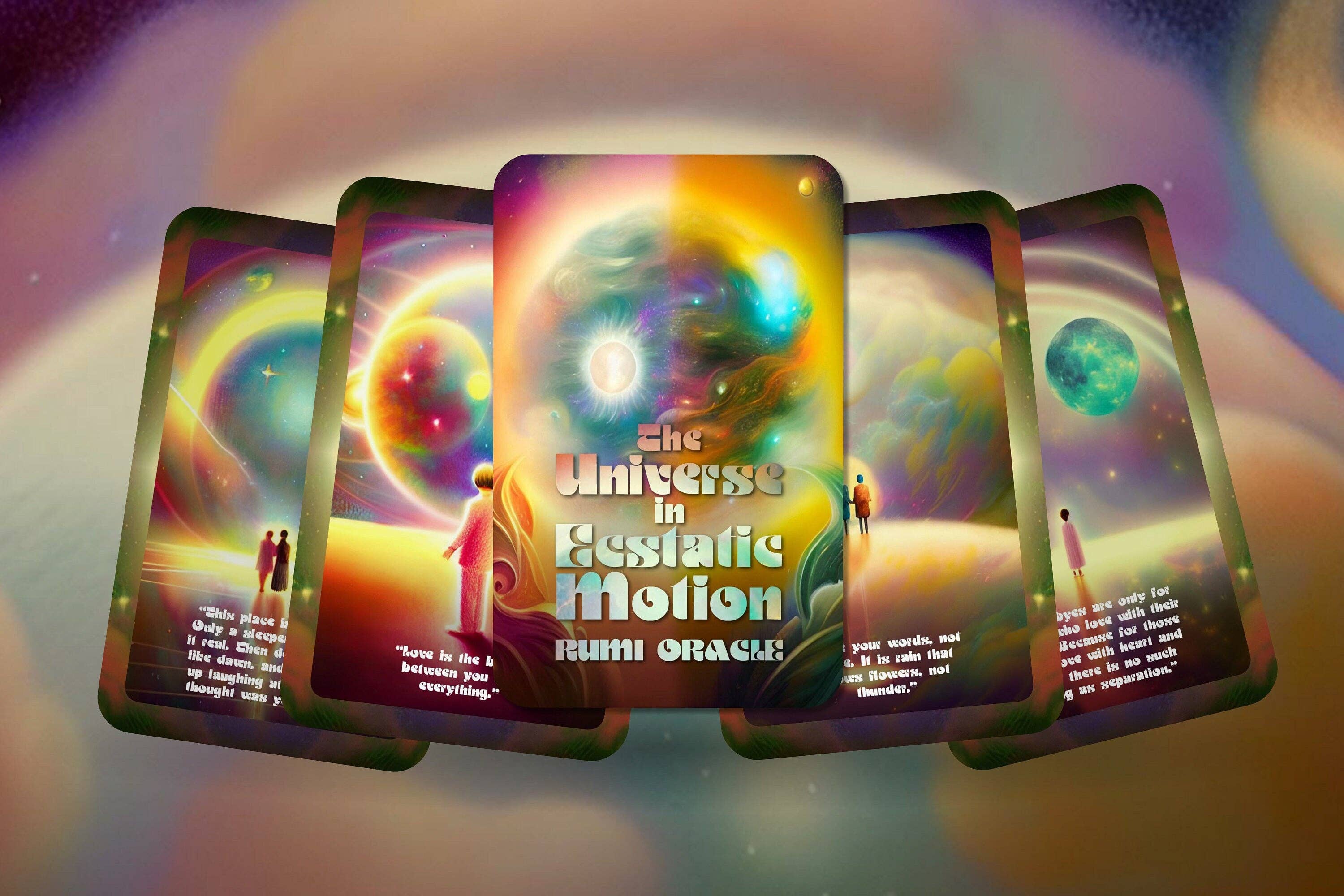 Ibiza Tarot USA - Wholesale Tarot Cards - The Universe in Ecstatic Motion - Rumi Oracle2