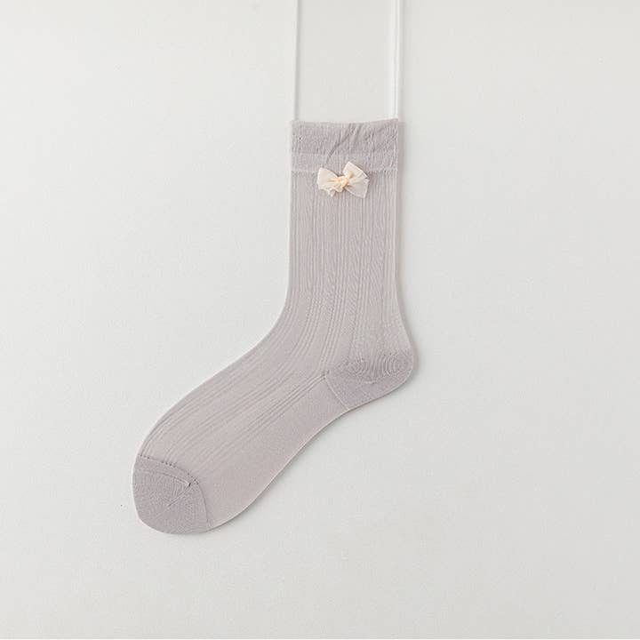 AK Brand – wholesale Socks – Women's – 6pk Breathable Sheer Ankle Socks with Bow Accent10