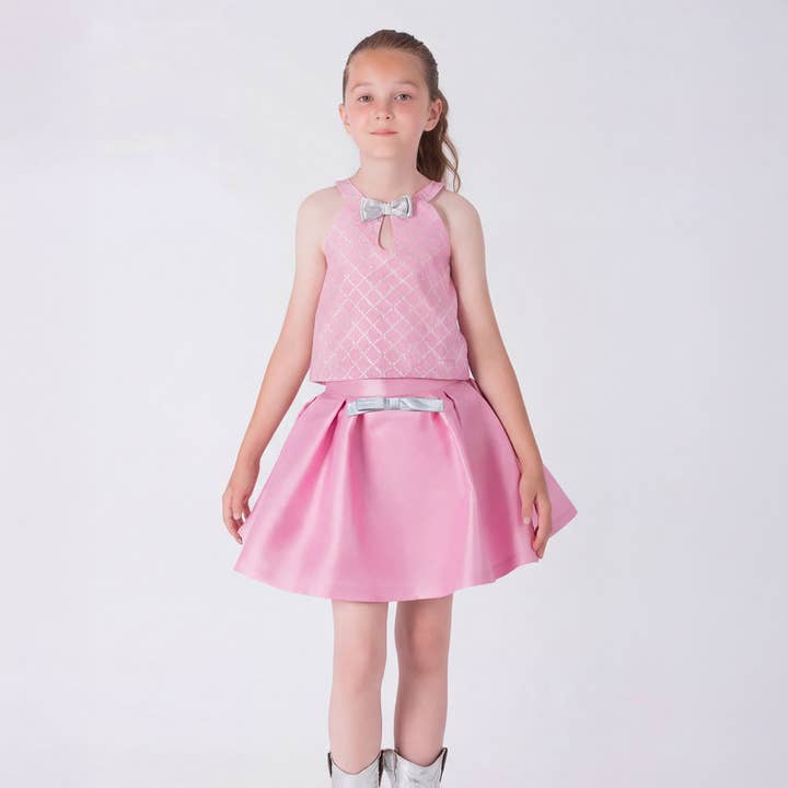 Conjunto de Chicas con Chaqueta Brillante | 2 Piezas para venta al por mayor de Mama Luma