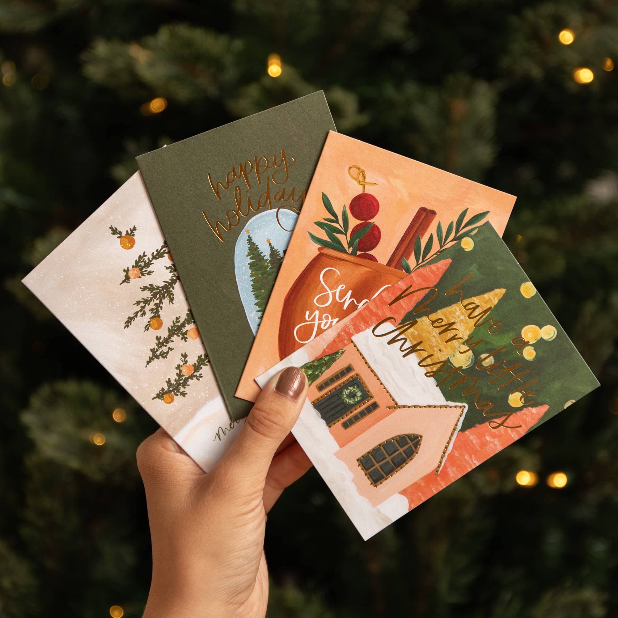 1canoe2 | One Canoe Two Paper Co. - Wholesale Season's Greetings Card - Christmas Cottage Specialty Greeting Card Box Set3