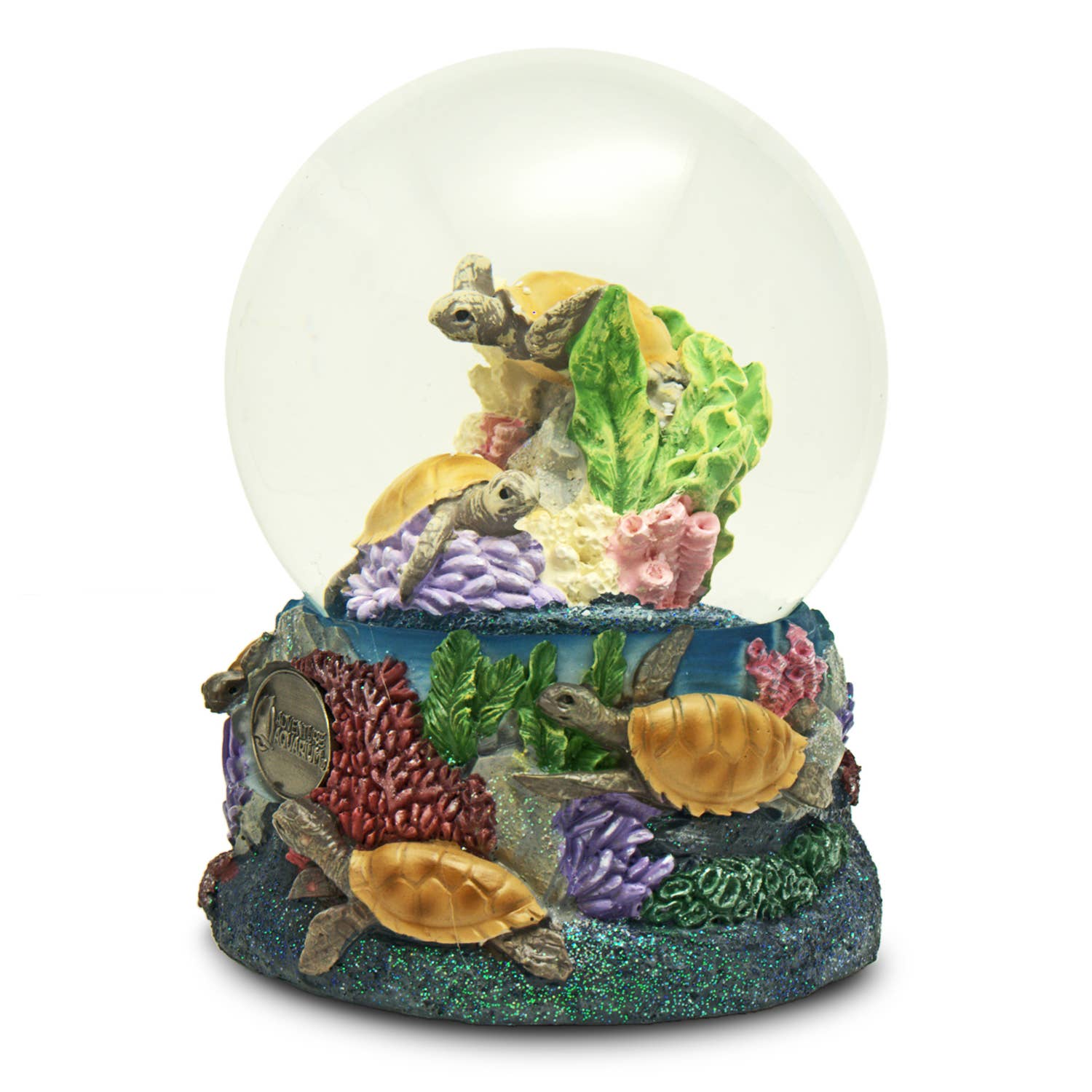 Animals Forever, Inc - Wholesale Snow Globe - Sea Turtle 100mm Musical Snow Globe {Customization Required}2
