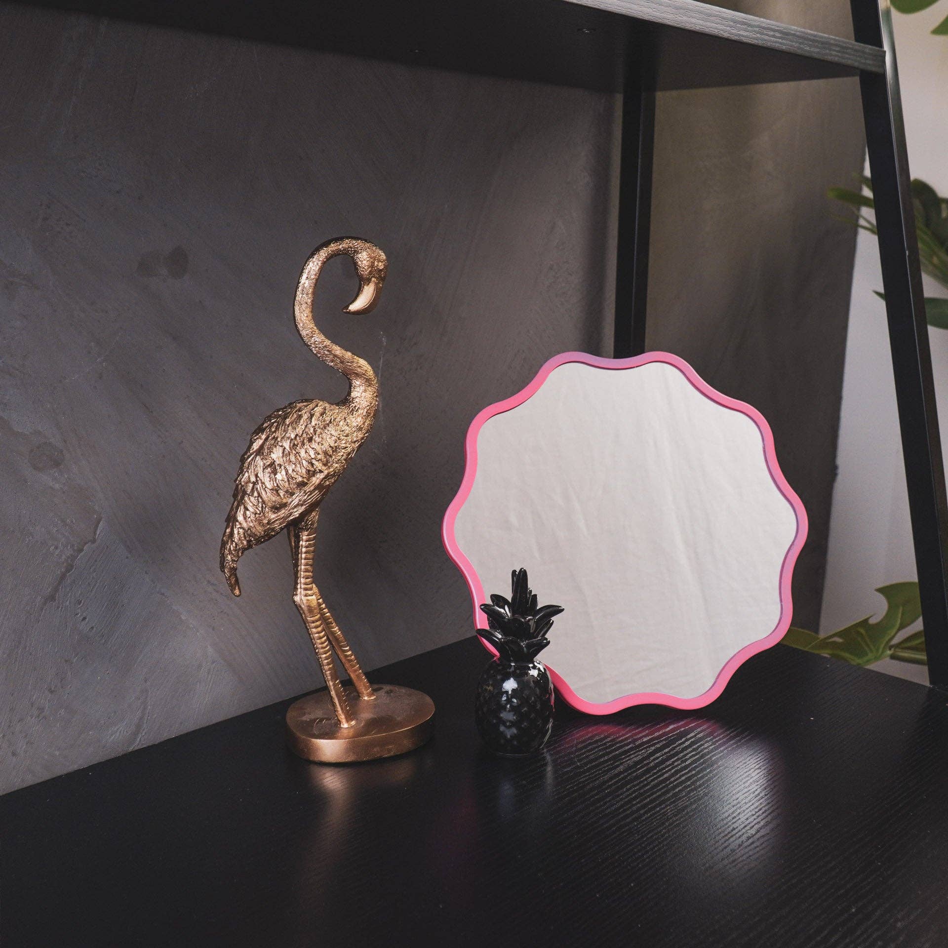 Housevitamin bv - Wholesale Makeup Mirror - Make up Mirror - Round - Pink - 25x1x25cm2