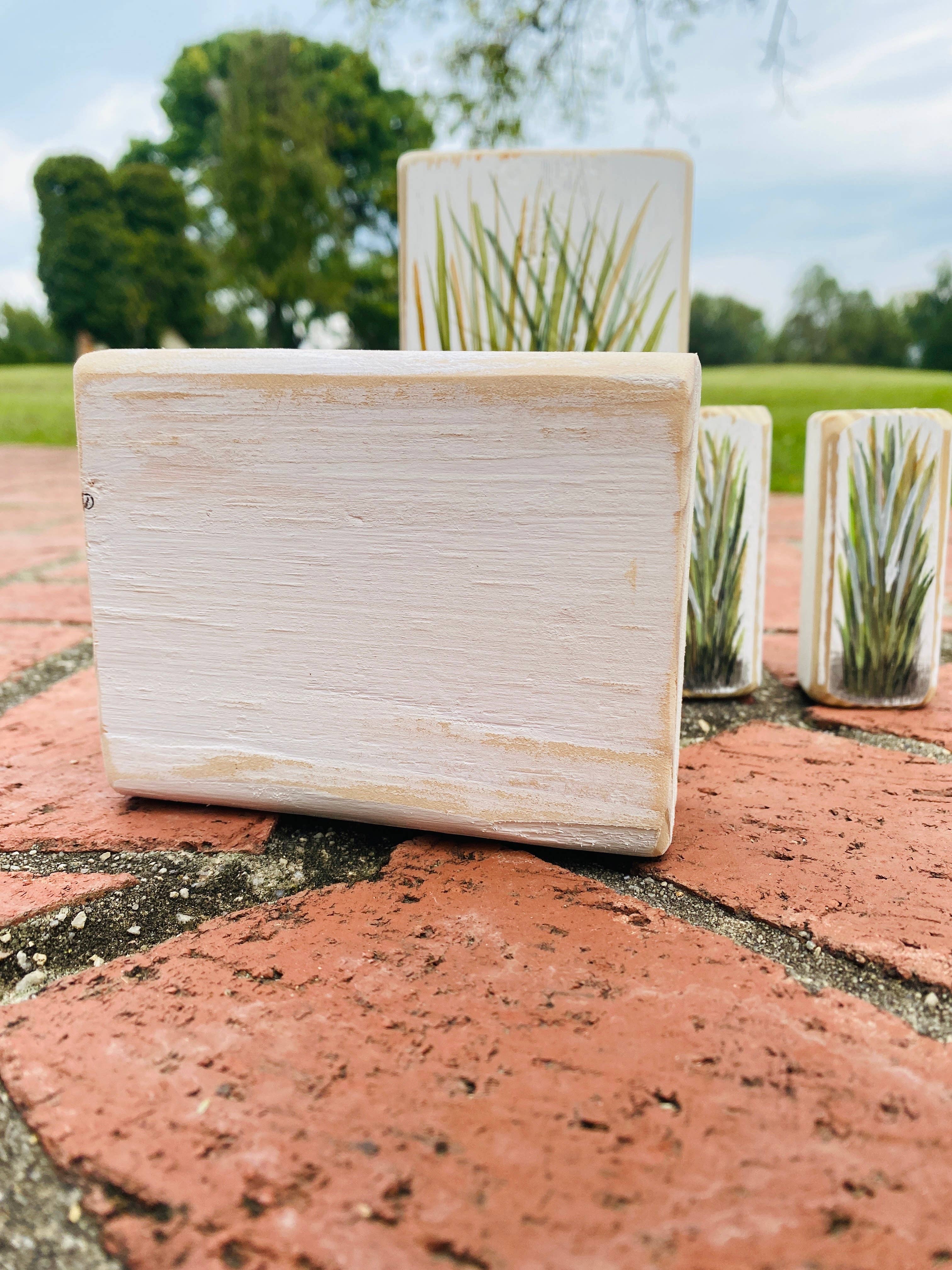 Kelly Jean Paintings - Wholesale Decorative Tabletop Object - The Corolla Collection ~ Hand-Painted Wave3