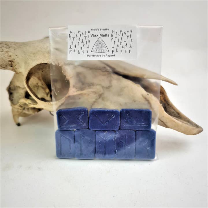 Asgard - Vendita all'ingrosso Cialde di cera - La cera delle rune vichinghe di Njord's Breath si scioglie1