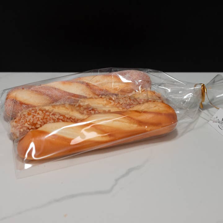 Just Dough It! Fake Foods - Wholesale Decorative Tabletop Object - Fake Mini Breadsticks - Set of 3