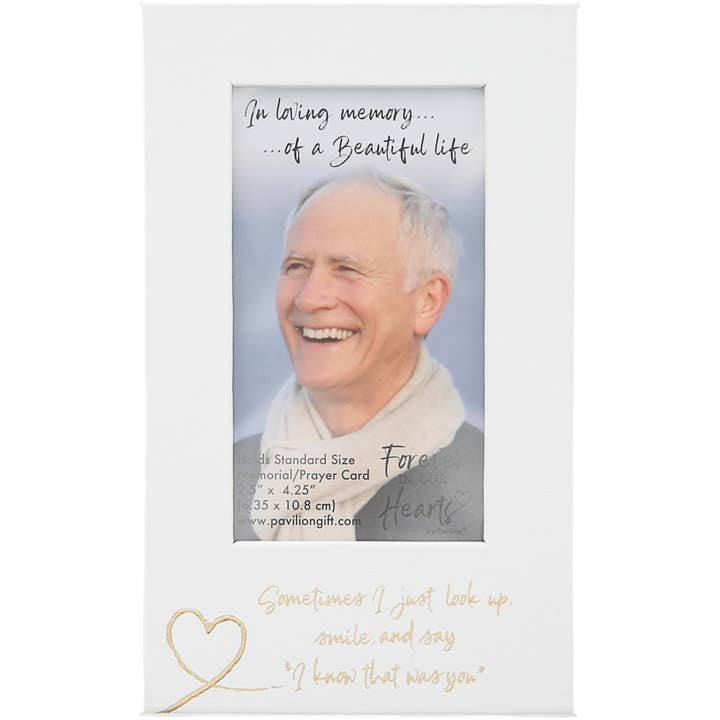 Pavilion - Wholesale Picture Frame - That Was You - Visor Memorial 2.5" x 4.25" Photo Frame