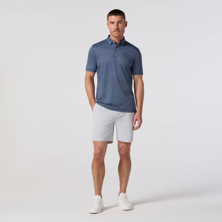 Polo Halyard SS - Twill bleu marine pour la vente par Mizzen+Main