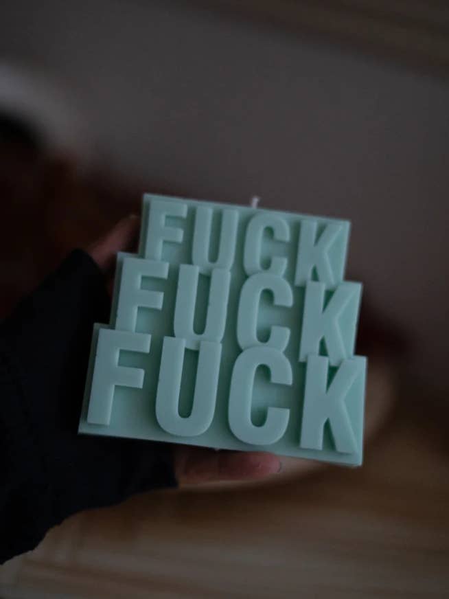 Fuck Fuck Fuck for wholesale by Decor Ate Me Studios - Home & Candles
