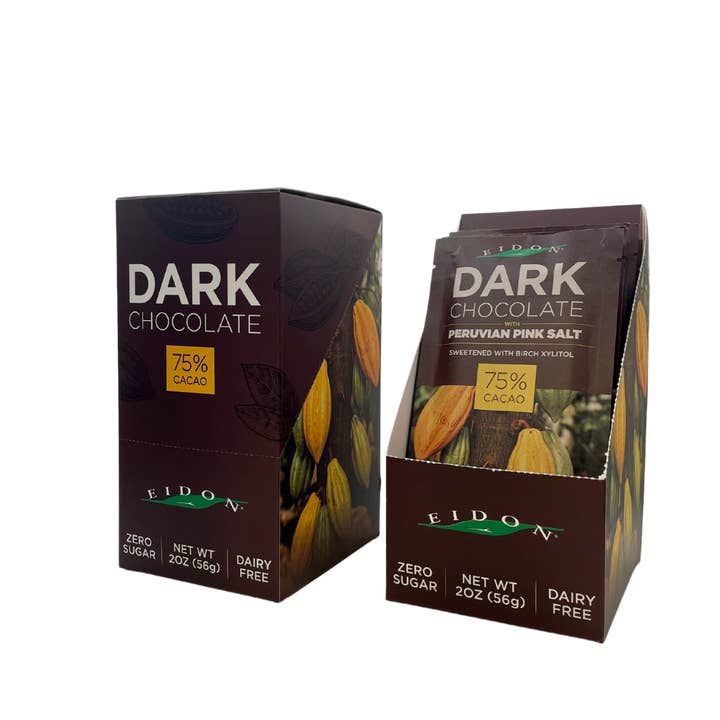 Eidon Ionic Minerals - Wholesale Chocolate Bar - SuperBiome Dark Chocolate Bar2