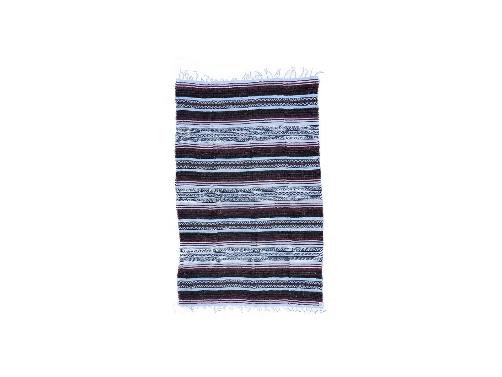 Gypsy Rose - Wholesale Throw Blanket - Striped Mexican Falsa Blanket4