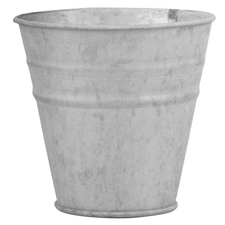 Old Zinc Flower Pot, 0.85 L - Medium for wholesale by Esschert Design USA