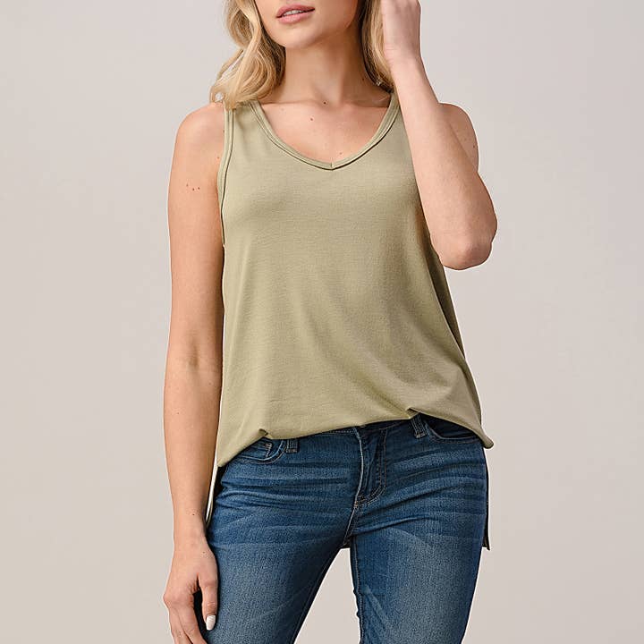 Heimious - Vente Débardeur – femme - Débardeur en jersey modal avec fentes latérales, T46829