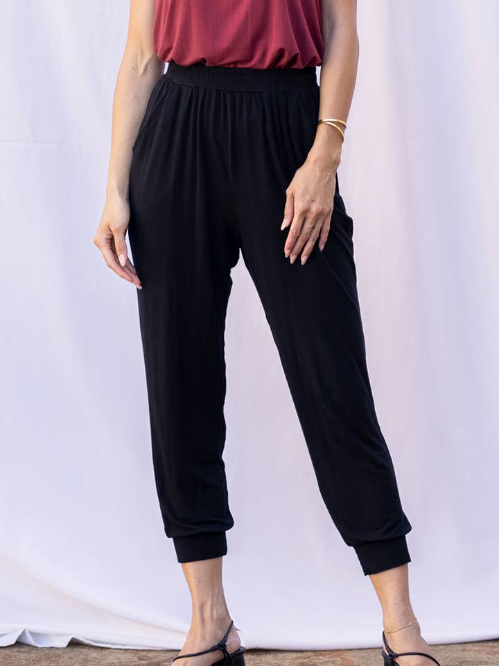 Carmen Jogger (Svart) för wholesale av Ten Tomorrow