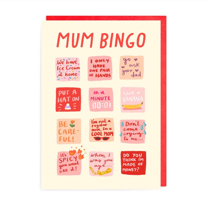 Mama Bingo Kaart - Moederdag voor wholesale door URGHH Card Co.