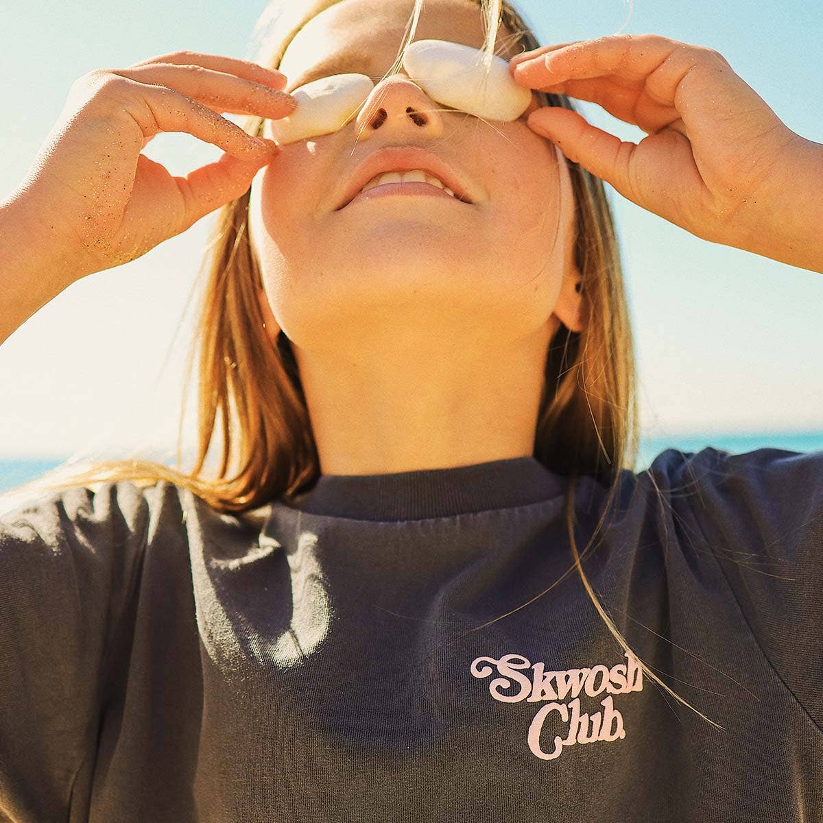 You Little Ripper Kids Slang Tee in Charcoal for wholesale on Faire2