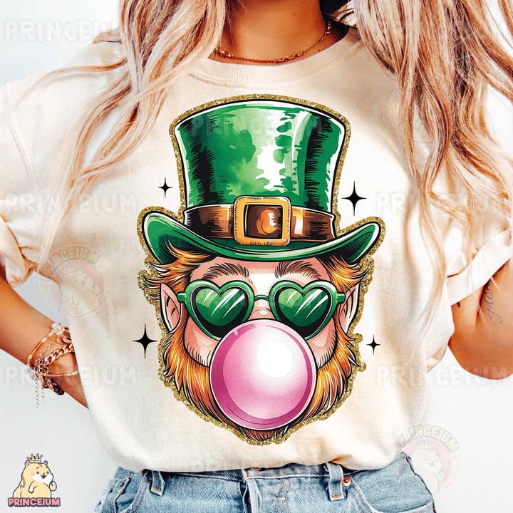 Retro Sankt Patricks Dag Sweatshirt, Sjov Heldig Dag T-shirt for engroshandel hos NVC Ecommerce LLC