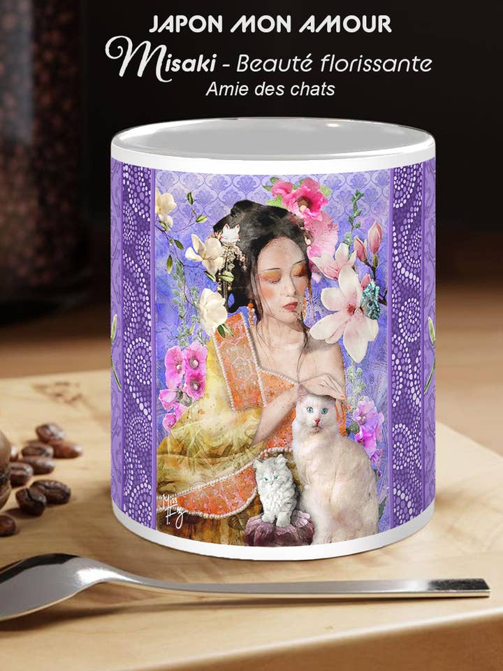 Mugg JAPAN - Misaki > Blomstrande skönhet för wholesale av Miss Iz