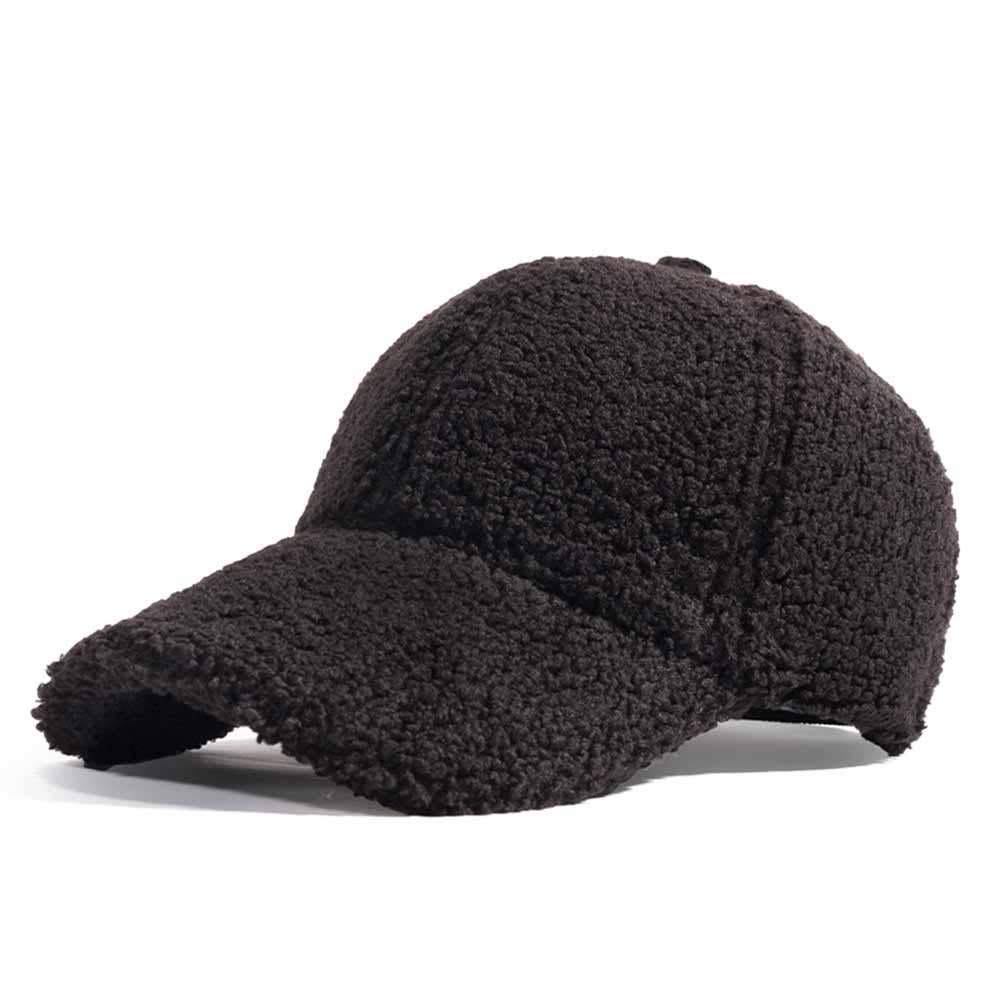 Wholesalesir - Wholesale Baseball Cap - Women's - Thick and Warm Lamb Wool Baseball Cap